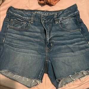 American Eagle Outfitters Women's Blue Denim Shorts